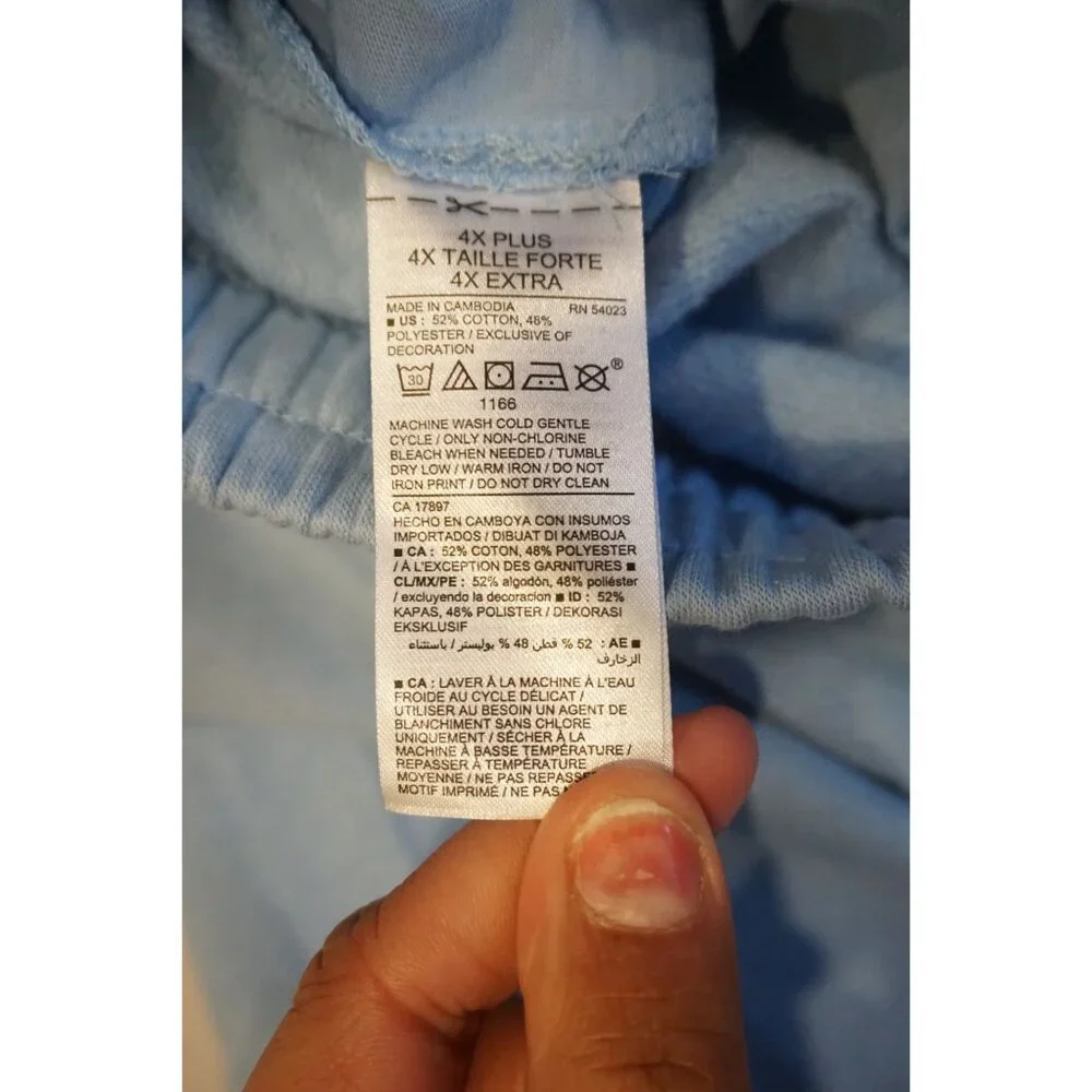 Old Navy (2) French-Terry Cozy Fleece, Blue & Orange Joggers - Size 4X Plus NWT - Picture 9 of 12